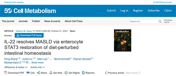 IL-22 resolves MASLD via enterocyte STAT3 restoration of diet-perturbed intestinal homeostasis